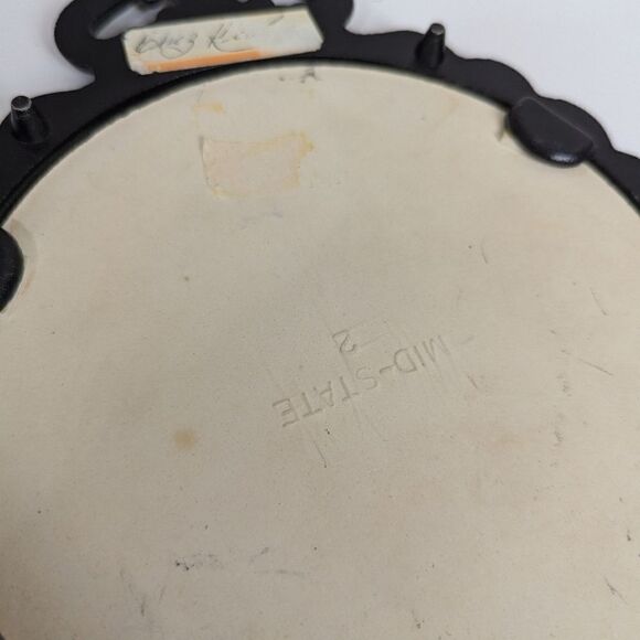 Grandma's kitchen pot holder trover ceramic and iron strawberry vintage triver - Picture 6 of 6